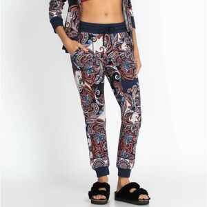 Johnny Was Paisley Terry Joggers